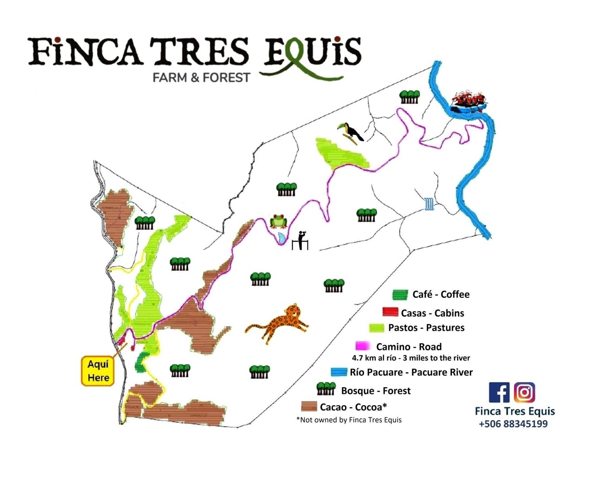 Finca Tres Equis - Farm And Forest Exterior foto
